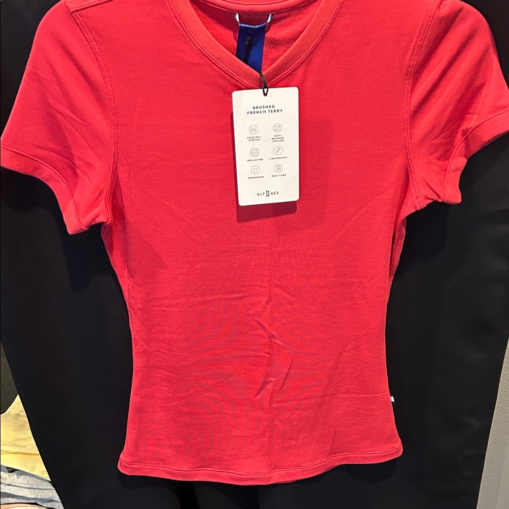 Kit and Ace Short Sleeve Tees - Red, Black, Cream